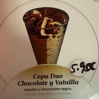 Copa dúo chocolate y vainilla