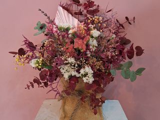 Saco de flor seca y preservada