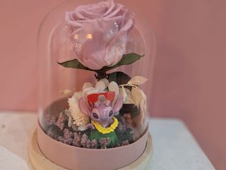 Cúpula Rosa Eterna Ángel Stitch Hawai