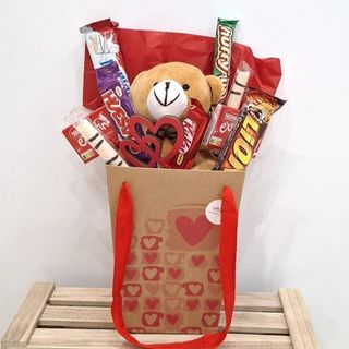 Bolsa Peluche y Chocolatinas