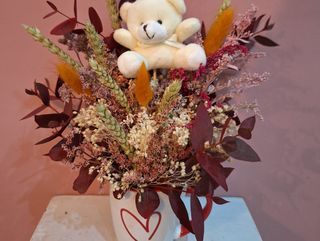 Taza Love preservada con osito