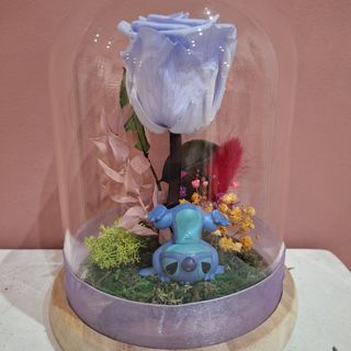 Cúpula Rosa Eterna Stitch Pino