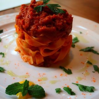 Tagliatelle Con Bolonesa