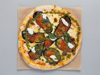 Pizza Ricotta E Basilico (28 Cm.)