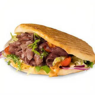 Kebab pita con queso