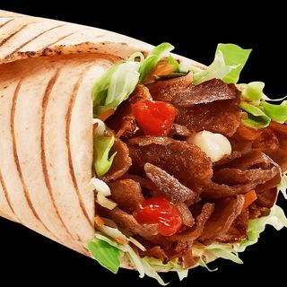 Kebab rollo  con queso