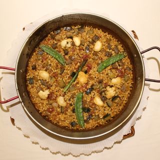 Paella de verduras