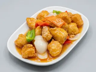 Chicken in sweet sour sauce