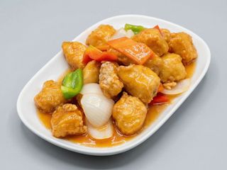Chicken in sweet sour sauce
