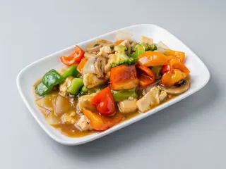 Tofu and vegetables