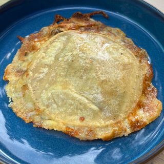 Quesadilla de champiñones y cebolla caramelizada