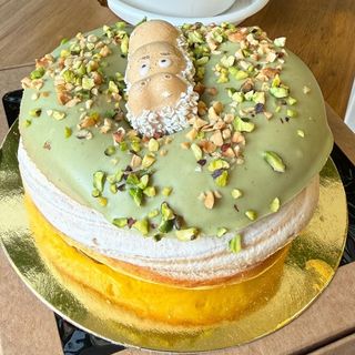 Mini Roscón Happy Hippo Pistacho