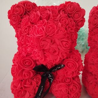 Osos Rojo grande de rosas