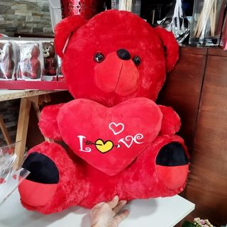 Oso rojo grande 50 cm