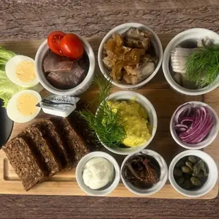 Herring plate ( 5 )