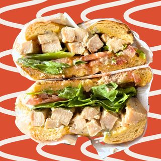 BAGEL Roasted chicken