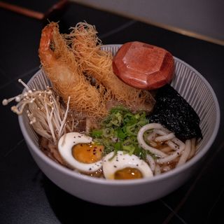 Ramen de tempura langostino