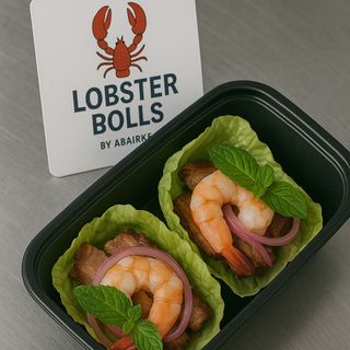 Saam de langostino ahumado