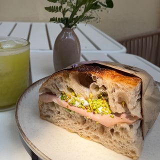 Mortadella Focaccia