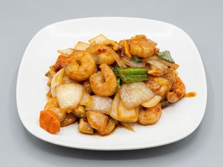 Gambas Con Salsa Gon Bao