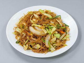 Fideos Chinos Con Gambas