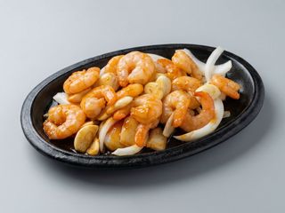 Gambas Con Ajos A La Plancha