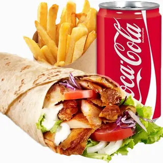 XL Durum kebab con MENU
