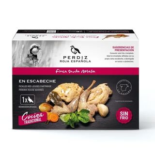Perdiz Roja en Escabeche bandeja 500 g