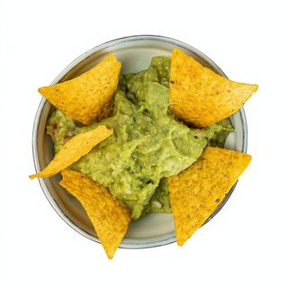 Tapa De Nachos Con Guacamole