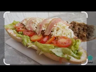 Pepito de pollo empanado