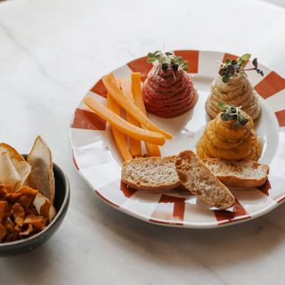 Hummus con crudités