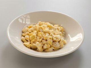 Ravioli en salsa cremosa