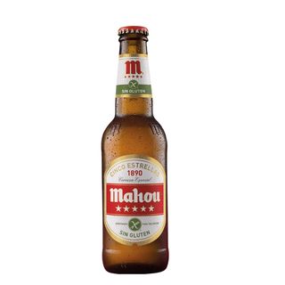 Cerveza Mahou 5 Estrellas Sin Gluten