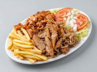 Mixto Con Patatas Y Ensalada