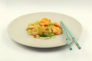 78. Chop Suey de Gambas
