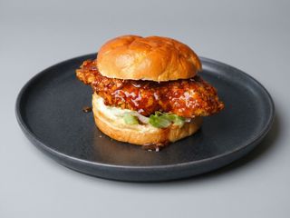 Crispy BBQ Chicken Burger