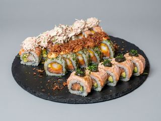 Tabla de degustación rolls 