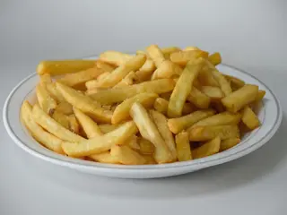 Papas Fritas En Plato