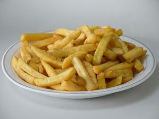 Papas Fritas En Plato