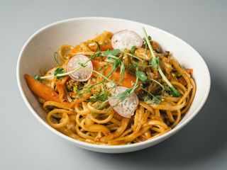 Wok De Pollo Con Salsa Oriental