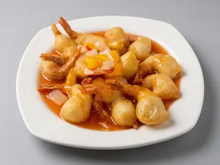 80. Gambas Agridulces