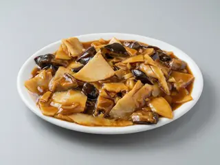 41. Bambú Y Setas Chinas Salteadas