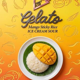 Cerveza Funky Fluid Gelato  Mango Sticky Rice 1L
