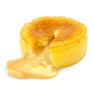 Coulant de vainilla y chocolate blanco