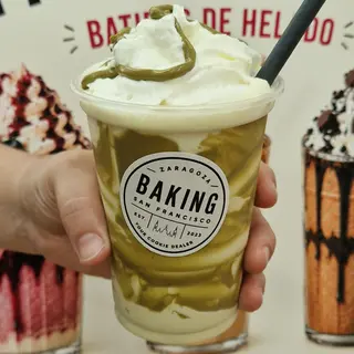 MILKSHAKE DE PISTACHOS (batido de helado)