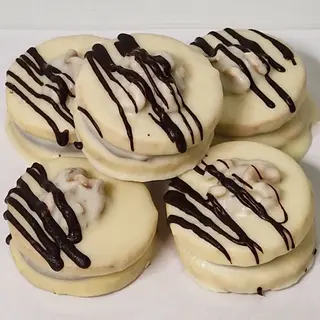 ALFAJOR DE NUEZ Y DULCE DE LECHE (POR 2 UNIDADES)