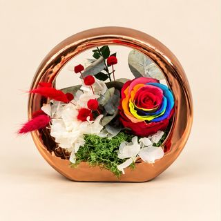 Centro con rosa 