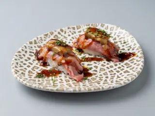 Niguiris solomillo con foie