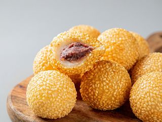 Bolas de sésamo fritas (4 unidades)
