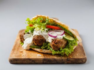 Menú Kebab De Falafel